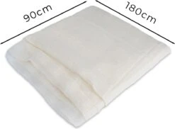 Kaasdoek - Neteldoek Ongebleekt - Passeerdoek - Zeefzak - 180x90cm - Katoen -Merkloos Winkel 1200x886 2