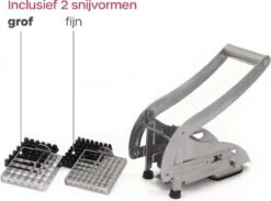 Culidor Frietsnijder - Patatsnijder - Fritessnijder - RVS - 2 Snijvormen -Merkloos Winkel 1200x890 4
