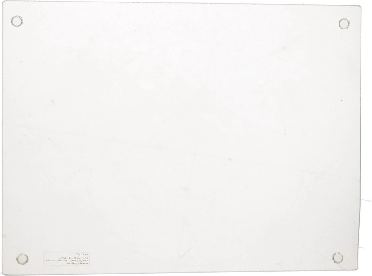 2x Glazen Snijplanken/serveerplanken Met Siliconen Voetjes 30 X 40 Cm 4 2x Glazen Snijplanken/serveerplanken Met Siliconen Voetjes 30 X 40 Cm - Afbeelding 2