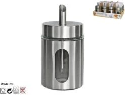 Gerim - Suikerpot/suikerstrooier RVS Metaal Met Strooi Tuit 260 Ml -Merkloos Winkel 1200x908 3