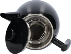 Vaja® Theepot Juliette Met Filter - Dubbelwandig -Theekan 1.0L - Glimmend Zwart -Merkloos Winkel 1200x915 4