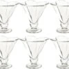 Set Van 6x Stuks Ijscoupes/ijsschaaltjes Van Glas 200 Ml - Dessertschaaltjes