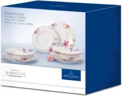 Villeroy & Boch Mariefleur Basic Dinerset 12-delig - Porselein -Merkloos Winkel 1200x949 2