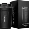 Volcan RVS Koffiebeker To Go - Thermosbeker - Theebeker - Coffee - Zwart -Merkloos Winkel 1200x960