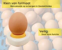 Merkloos Eiprikker - Eierprikker - Ei Prikker - Wit - Universeel -Merkloos Winkel 1200x960 9