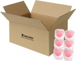 Malinsi Shotglaasjes - Hartvorm Shotglas 6 Stuks - 45ml - Borrelglaasjes - Liefde Glazen Voor Drank En Alcohol - Hart Shotglazen - Housewarming Cadeau Glas - Verjaardag -Merkloos Winkel 1200x961 8