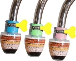 Waterfilter Voor Op De Kraan - 2 Stuks - Zuiver Water - Waterontkalker - Waterzuivering - Kraanfilter - Waterontharder - Blauw -Merkloos Winkel 1200x962