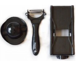 2in1 Miracle Peeler - Zwart - Kunststof - Dunschiller + Julienne Snijder - Bekend Van TV- Complete Set -Merkloos Winkel 1200x969 1