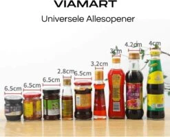 Viamart - Allesopener - Blik, Pot, Fles, Dopje, Deksel Opener - Ideaal Voor Ouderen En Bij Lichamelijke Klachten - RVS -Merkloos Winkel 1200x974 4