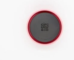 Circular&Co. Herbruikbare To Go Koffiebeker (rCUP) Zwart/roze 12oz/340ml -Merkloos Winkel 1200x982 1