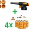 SMH LINE® Creme Brulee Brander - Butaan Gasbrander - Keukenbrander - Incl. 4x Gasflessen -Merkloos Winkel 1200x993 6