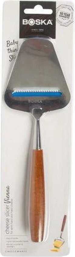 Boska Kaasschaaf Vienna - Kaasschaaf Harde Kaas - Kaasschaaf Oude Kaas - Kaasschaaf Houten Handvat - RVS - Multifunctionele Snijder - Keukengerei - Keuken Accessoires - 10 Jaar Garantie -Merkloos Winkel 354x1200