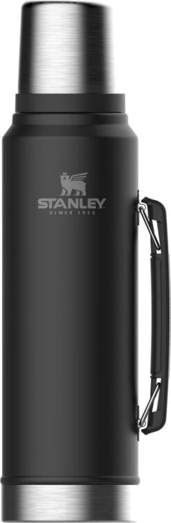 Stanley The Legendary Classic Bottle 1,00L - Thermosfles - Matte Black -Merkloos Winkel 392x1200 1