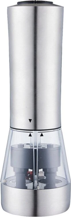 KROMS Peper En Zoutmolen Set - Peper En Zoutmolen Set Elektrisch -2 In 1 - Instelbare Maalgraad - Pepermolen - Zoutmolen - Peper En Zoutmolen Elektrisch -Merkloos Winkel 392x1200 2