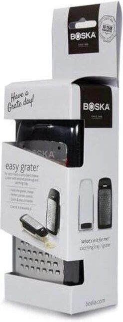 Boska Easy Grater - Tafelrasp - RVS - Zwart - Met Opvangbakje -Merkloos Winkel 459x1200