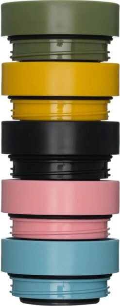 Circular&Co. Herbruikbare To Go Koffiebeker (rCUP) Zwart/roze 12oz/340ml -Merkloos Winkel 473x1200 1