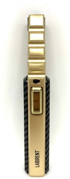 Labirent® - Turbo Torch - Gasbrander - Aansteker - Carbon Fiber/Goud - Windproof - Vervulbaar - Verstelbare Sterke Vlam (4/10cm) -Merkloos Winkel 473x1200 3