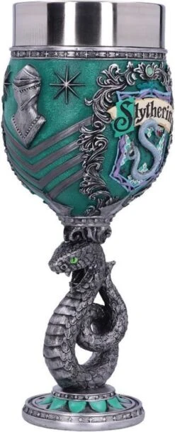 Nemesis Now - Harry Potter - Slytherin - Wijnkelk - Blauw - 19.5cm -Merkloos Winkel 487x1200 3
