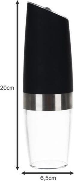 Peper- En Zoutmolen Set Elektrisch - Kruidenmolen Geschikt Voor Alle Specerijen - 20cm - RVS - Set Van 2 Stuks -Merkloos Winkel 491x1200