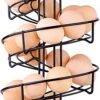 Goliving Eierrek - Eierhouder - Eiermand - Eieren Bewaren - Draaibaar - Ruimtebesparend - RVS - Zwart -Merkloos Winkel 500x1200 1