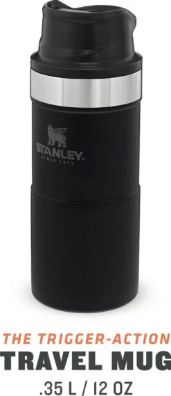 Stanley Trigger-Action Travel Mug 0.47L - Thermosfles - Matt Black -Merkloos Winkel 521x1200 1