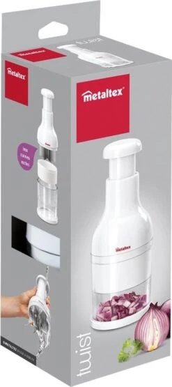 Metaltex - Groentenhakker - Twist - 27x8,5 Cm - Wit -Merkloos Winkel 534x1200 1