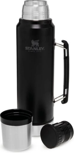 Stanley The Legendary Classic Bottle 1,00L - Thermosfles - Matte Black -Merkloos Winkel 585x1200 1