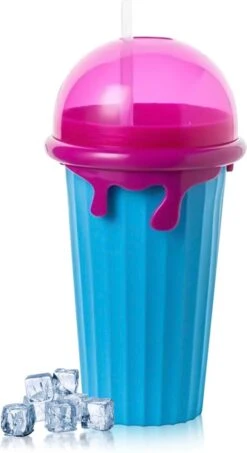 Frozen Magic Slushy Maker - Slush Puppy Maker - IJscrusher - Slush Puppy Beker - Slushy Puppy Maker - Slush Puppy Machine - Slush Maker - Slushy Cup - Tiktok - Blauw