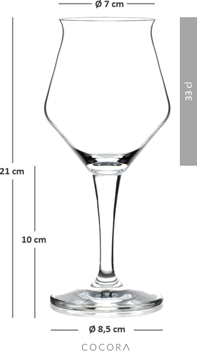 Cocora Speciaal Bierglazen - 30cl - 6 Stuks - Bovengister - Sommelier - Bierglas Op Voet - Hoogwaardig Kristalglas 5 Cocora Speciaal Bierglazen - 30cl - 6 Stuks - Bovengister - Sommelier - Bierglas Op Voet - Hoogwaardig Kristalglas - Afbeelding 3