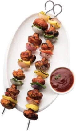 PD® - Barbecue Spiezen 30 Cm - 6delig - BBQ Spiezen Set - Spiezen Voor Marsmallows - Vleesspiezen - Vleespennen - Saté Prikkers -Merkloos Winkel 697x1200