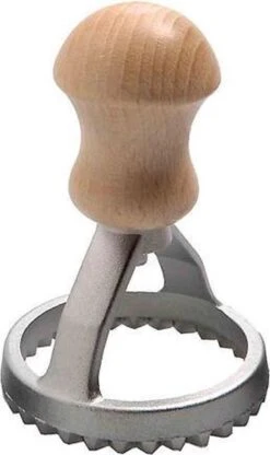 Foodiletto - Raviolimaker Set - Vorm 12 Ravioli - Aluminium/Beukenhout - Zilver -Merkloos Winkel 713x1200