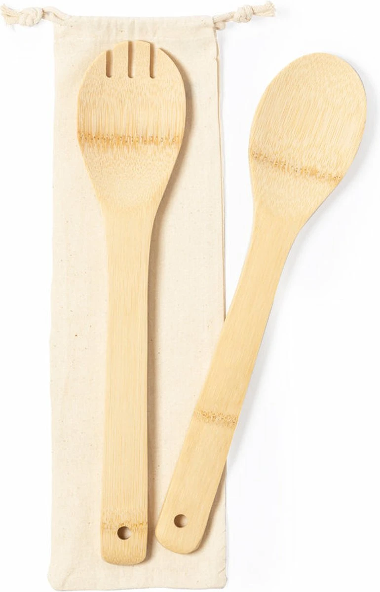 Merkloos Slakom/Serveerschaal En Bamboe Slacouvert - Glas - D28 Cm 4 Merkloos Slakom/Serveerschaal En Bamboe Slacouvert - Glas - D28 Cm - Afbeelding 2