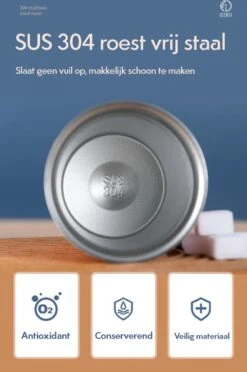 ICENTI - RVS Koffiebeker To Go - 380ml – Groen - Thermosbeker - Lekvrij - Dubbelwandig - Koffie Beker - Theebeker – Coffeemugg - Theemugg -Merkloos Winkel 797x1200