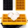 Blumtal IJsblokjesvorm - 2 X 15 IJsblokjes - Hoogwaardig Siliconen - 30 Stuks - 3,3 Cm - Zwart / Geel -Merkloos Winkel 839x1200 1
