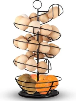 Eiermand – Eierrek – Eierhouder – Eieren – Zwart - Pasen - Tot 40 Eieren - 360° - BAULK® -Merkloos Winkel 897x1200 3