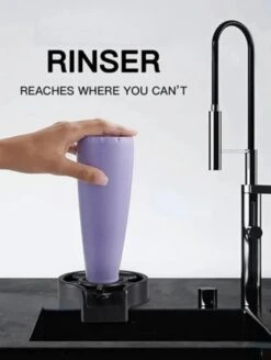 SFT Products Glazenspoeler LEEDS - Zwarte Spoelkraan Glazen - Horeca Spoelkraan - Beker Reiniger - Glazenspoeler Voor Aanrecht - Glazen Reiniger Aanrecht - Automatische Glazen Spoeler - Waterdruk Reiniger Voor Glazen - Glas Spoeler Bar -Merkloos Winkel 903x1200 3