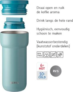 Mepal Isoleerbeker Ellipse 475 Ml – Houdt Je Drankje 6 Uur Warm En 10 Uur Koud – Nordic Pink – Koffiebeker To Go – Lekdicht – Thermosbeker -Merkloos Winkel 955x1200 5