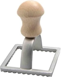 Foodiletto - Raviolimaker Set - Vorm 12 Ravioli - Aluminium/Beukenhout - Zilver -Merkloos Winkel 960x1200 6