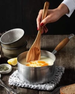 OLIVIEU ~ 5-delig Olijfhouten Duurzame Keukengerei Set Met Keukengerei Houder ~ Houten Kookgerei ~ Minimalistisch & Handgesneden ~ Keukengerei Pot ~ Kookgerei Set Met Kookgerei Houder -Merkloos Winkel 960x1200 9