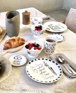 Blond Amsterdam - X Noir - Bord - I Licked - Ø 22 Cm -Merkloos Winkel 972x1200