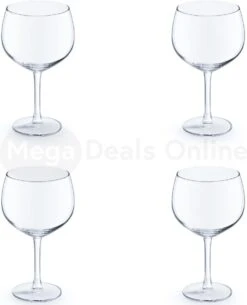 Merkloos 4x PREMIUM Gin & Tonic Glazen - Gin Tonic Glazenset - Cocktailglas - Gin Tonic Cocktailglazen - Cocktailset -Merkloos Winkel 972x1200 4