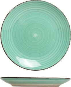 Ontbijtbord (6 Stuks) - Groene Tinten - 19cm - Aardewerk -Merkloos Winkel 979x1200 2